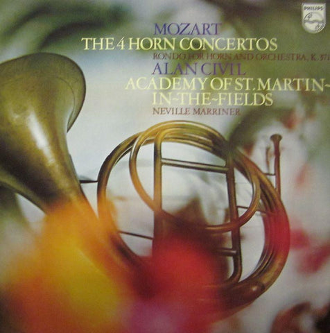 Mozart-4 Horn Concertos-Philips-Vinyl LP