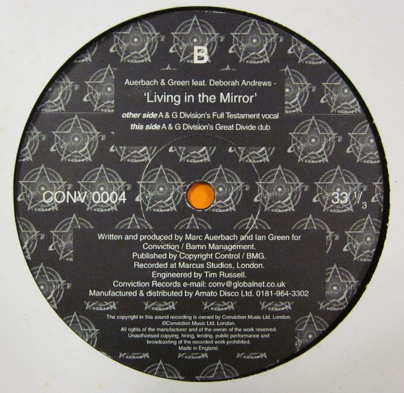 Auerbach & Green Featuring Deborah Andrews-Living In The Mirror-Conviction Records (3)-12" Vinyl