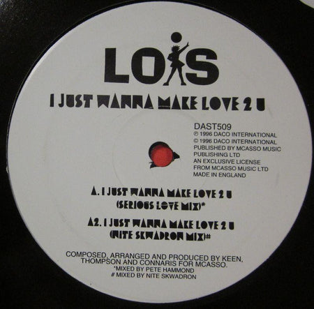 Lois-I Just Wanna Make Love 2 U-Daco International-12" Vinyl