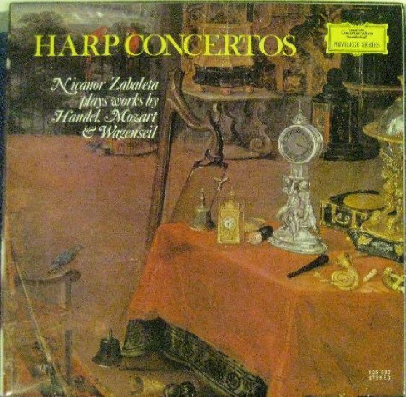 Handel, Mozart & Wagensil-Harp Concertos-Deutsche Grammophon-Vinyl LP
