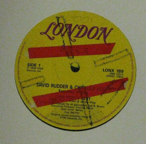 David Rudder & Charlies Roots-This Party Is It-FFRR, London-12" Vinyl