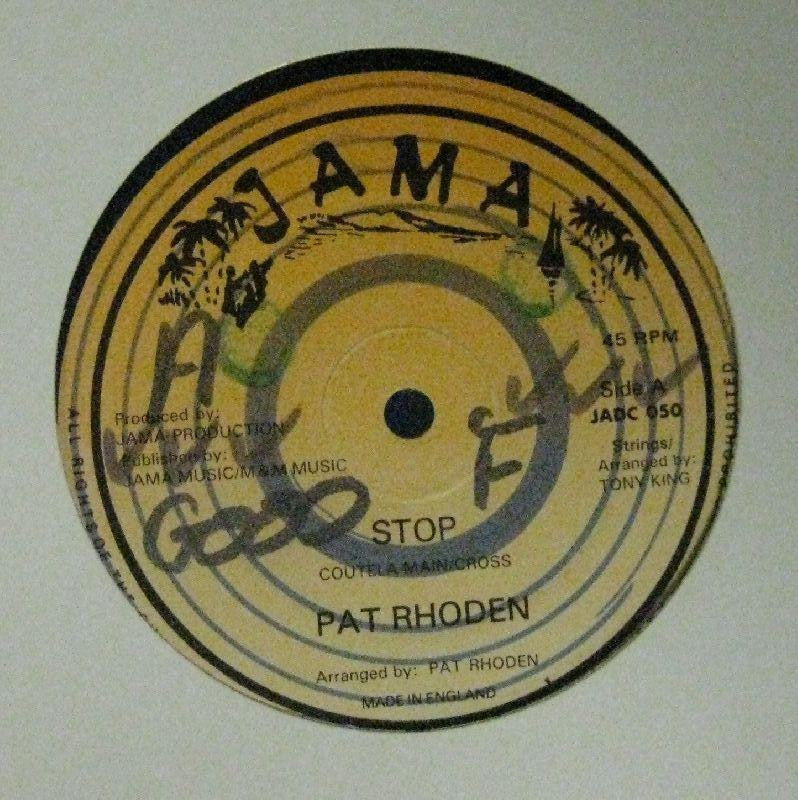Pat Rhoden-Stop/ Sweet Sunshone-JAMA-12" Vinyl
