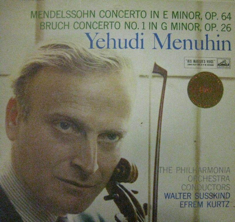 Yehudi Menuhin-Mendelssohn Concerto In E Minor-HMV-Vinyl LP