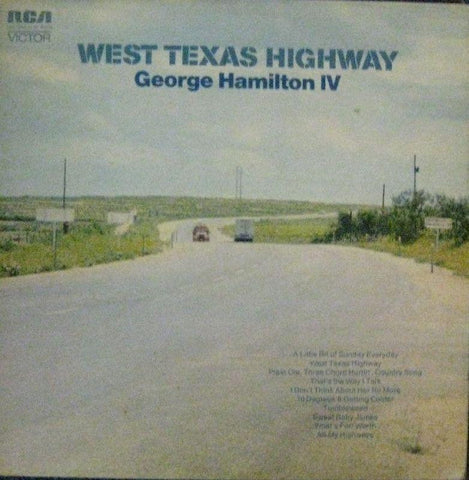 George Hamilton-West Texas Highway-RCA Victor-Vinyl LP