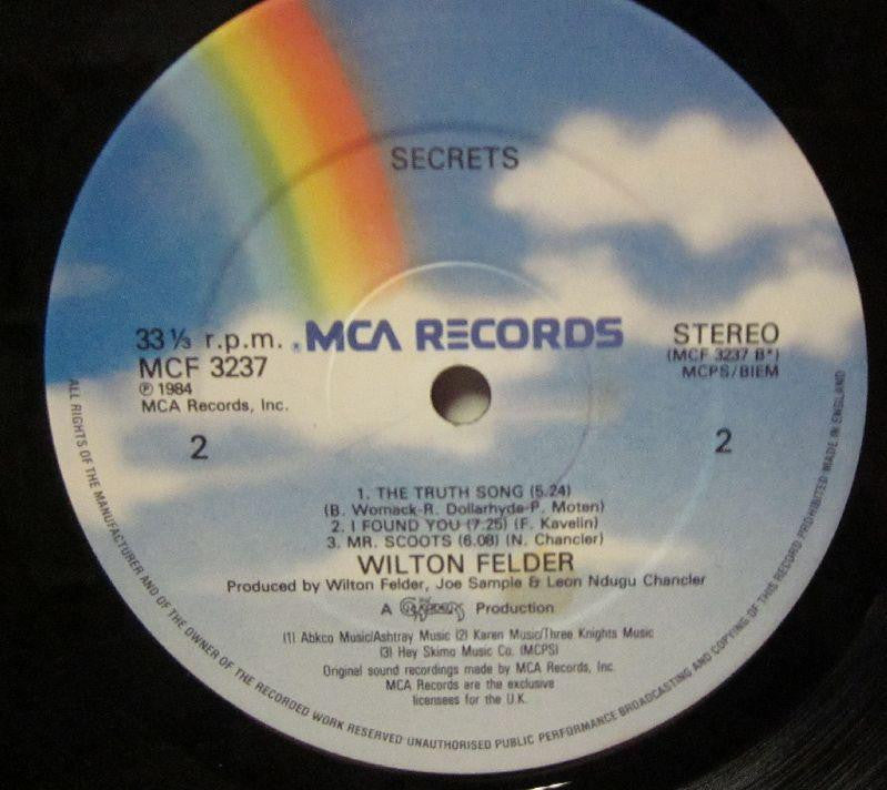 Wilton Felder-Secrets-MCA-Vinyl LP