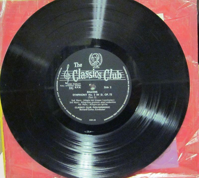Brahms-Symphony No.2 In D-The Classics Club-10" Vinyl