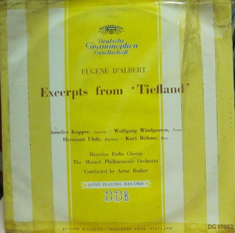 Eugene D'Albert-Excerpts From 'Tiefland'-Deutsche Grammophon-10" Vinyl