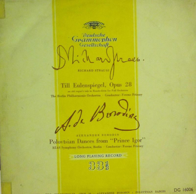 Richard Strauss/Borodin-Till Eulenspiegel Op.28/Polovstain Dances from "Prince Igor"-Deutsche Grammophon-10" Vinyl