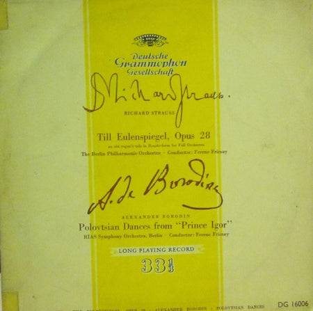 Richard Strauss/Borodin-Till Eulenspiegel Op.28/Polovstain Dances from "Prince Igor"-Deutsche Grammophon-10" Vinyl