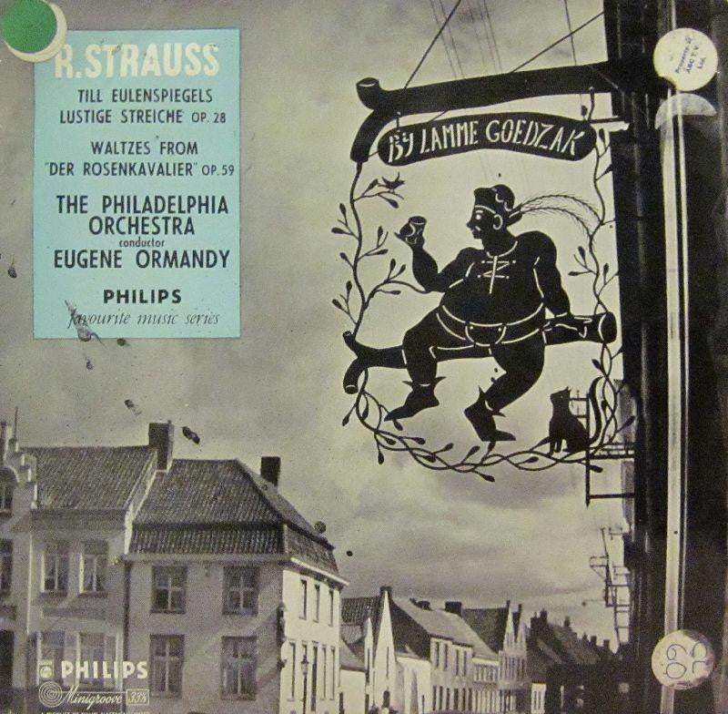 Eugene Ormandy & The Philadelphia Orchestra-Till Eulenspiegels Lustige Streiche Op.28-Phillips-10" Vinyl
