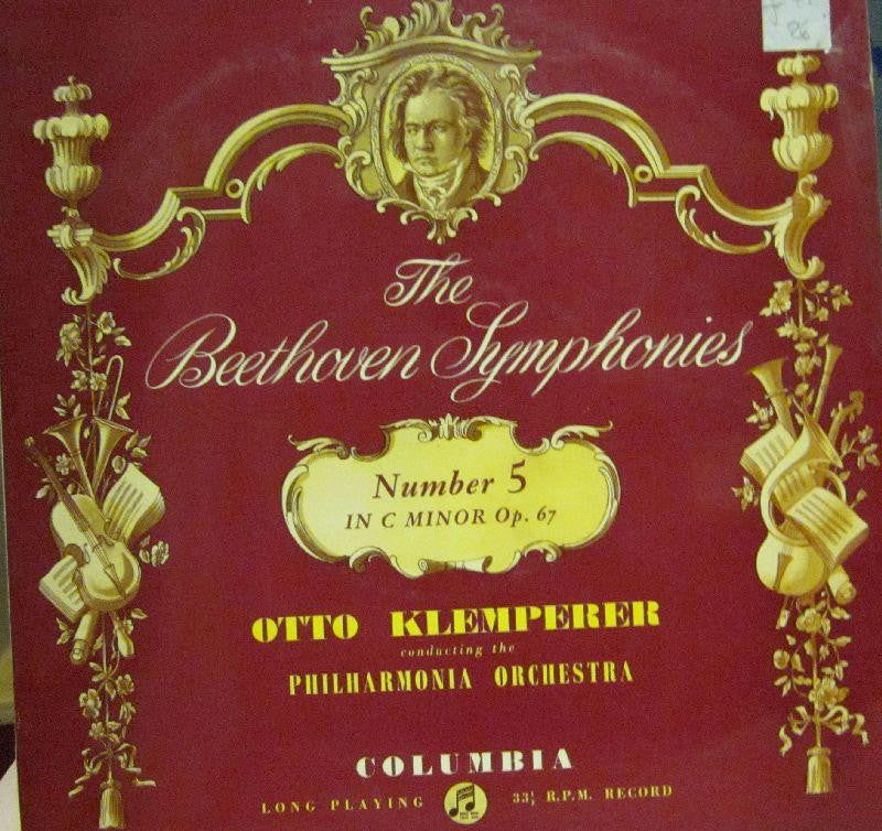 Klemperer & Philharmonia Orchestra-The Beethoven Symphonies No.5 Op.67 (C Minor)-Columbia-10" Vinyl