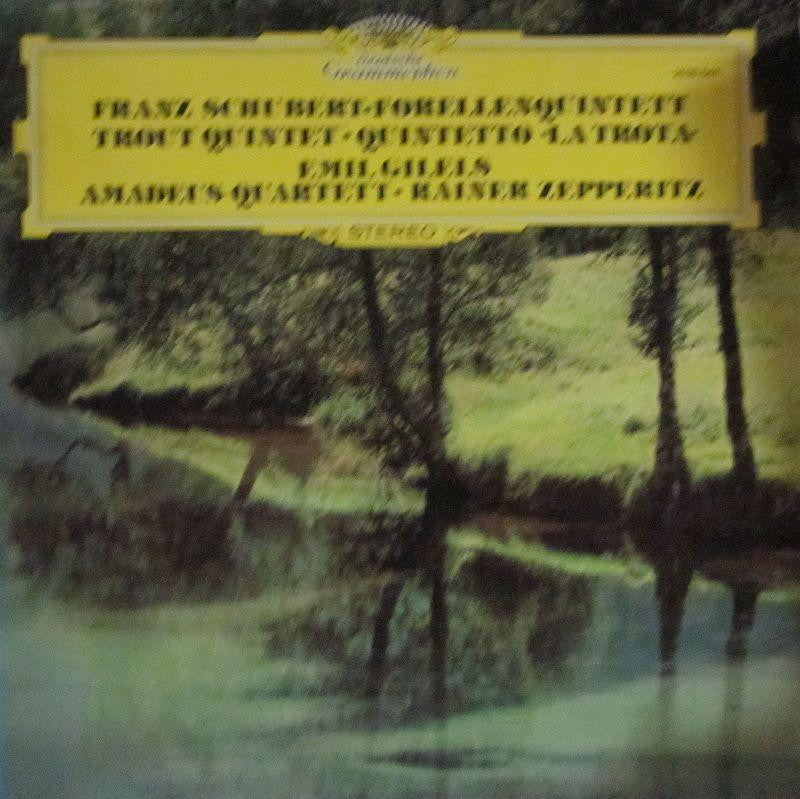 Schubert/Gilels-Trout Quintet/Amadeus Quarett-Deutsche Grammophon-Vinyl LP
