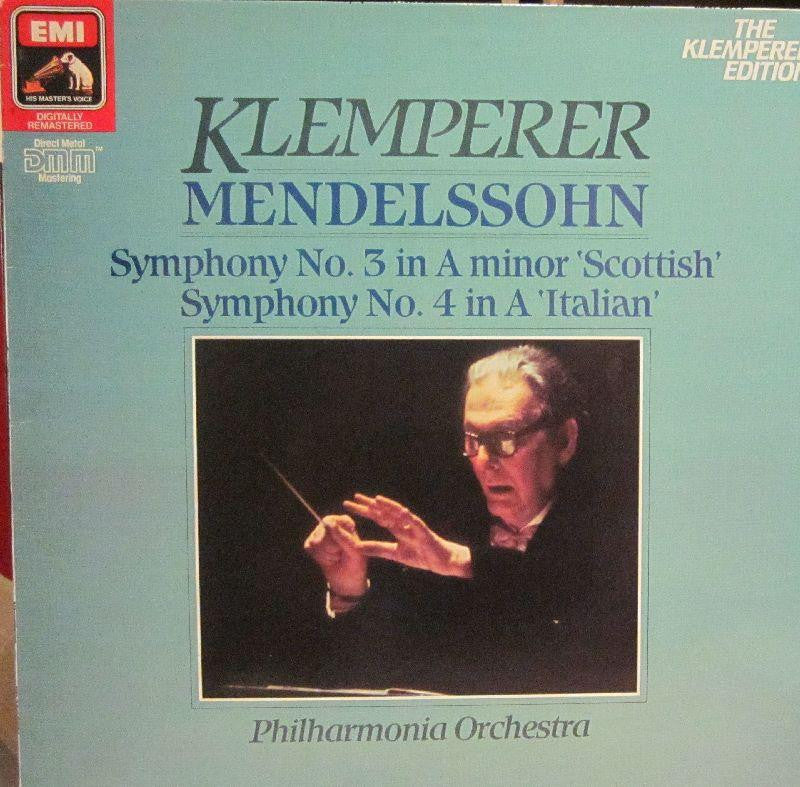 Mendelssohn-Symphony's No. 3 & 4-HMV-Vinyl LP