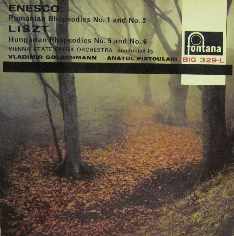 Enesco-Rumanian Rhapsodies No.1 & No.2-Fontana-Vinyl LP