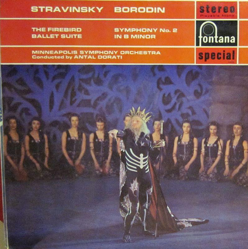 Stravinsky & Borodin-The Firebird Ballet Suite/Symphony No.2-Fontana-Vinyl LP