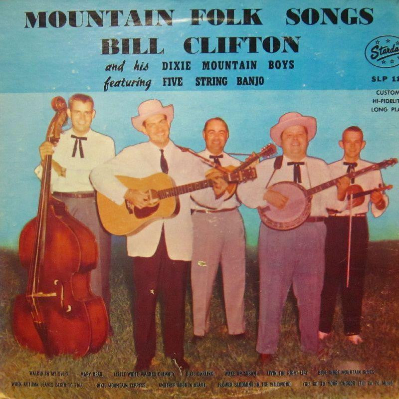 Bill Clifton-Mountain Folk Songs-Starday-Vinyl LP