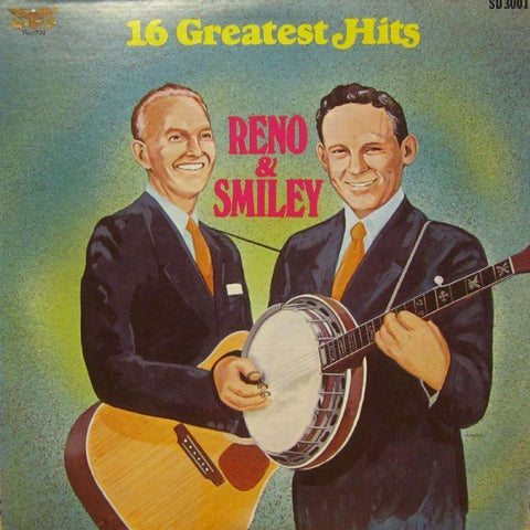 Reno & Smiley-16 Greatest Hits-Starday-Vinyl LP