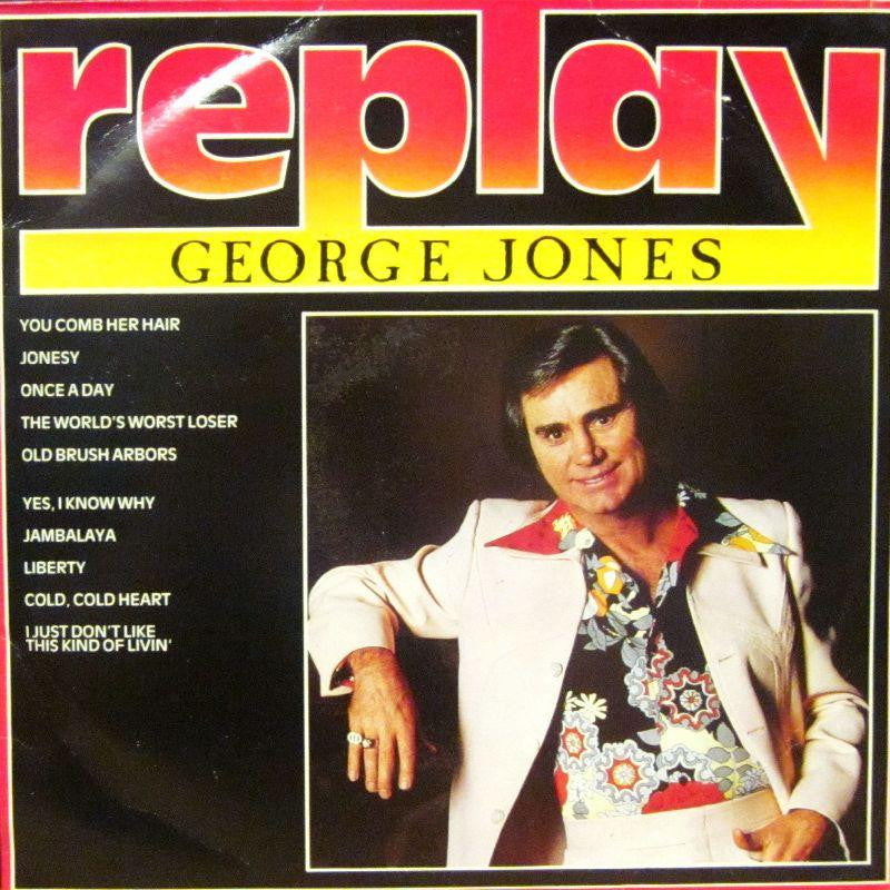 George Jones-Replay-Sienna-Vinyl LP