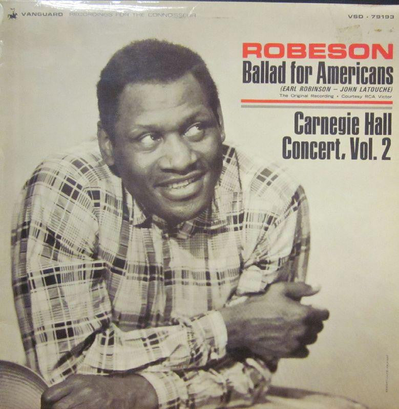 Paul Robeson-Ballad For Americans: Carnegie Hall Concert Vol.2-Vanguard-Vinyl LP
