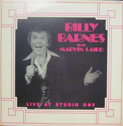 Billy Barnes-Live At Studio One-Huzzah-Vinyl LP