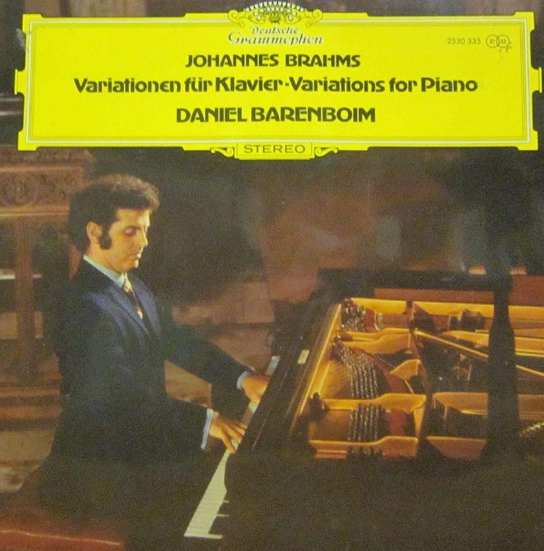 Brahms-Variationen Fur Klavier-Deutsche Grammophon-Vinyl LP