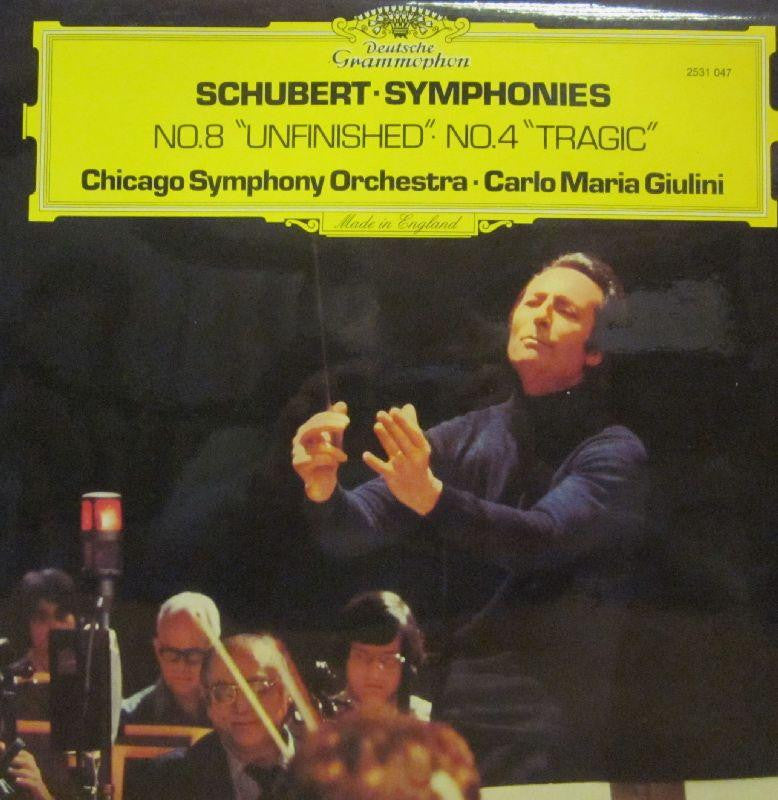 Schubert-Symphonies 8 & 4-Deutsche Grammophon-Vinyl LP
