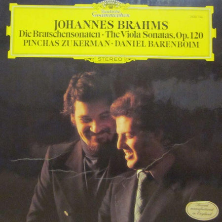 Brahms-Die Bratschensonaten-Deutsche Grammophon-Vinyl LP