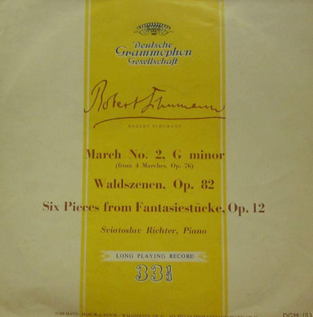 Schumann-Six Pieces From Fantasiestucke-Deutsche Grammophon-Vinyl LP Gatefold