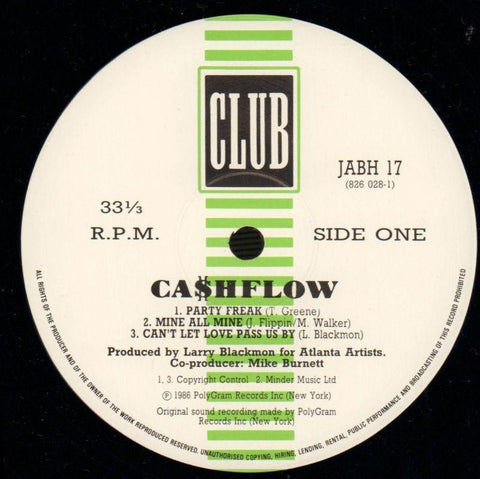Cashflow-Atlanta-Vinyl LP-Ex/Ex
