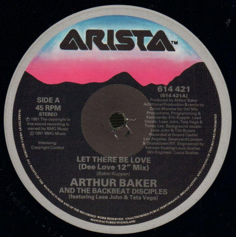 Let There Be Love-Arista-12" Vinyl P/S-VG/VG