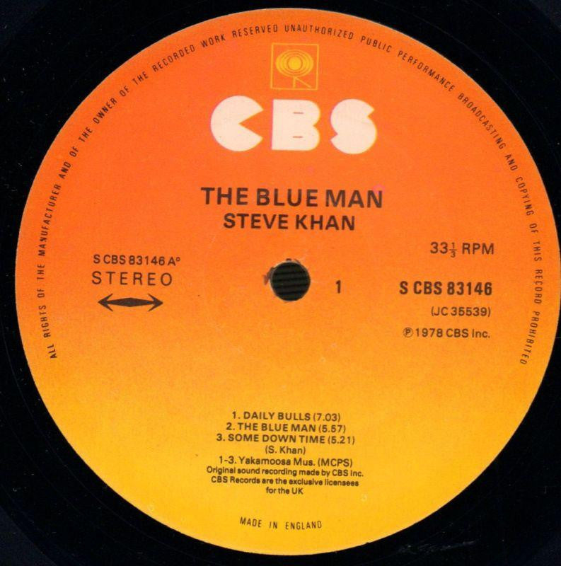 The Blue Man-CBS-Vinyl LP-VG+/VG+