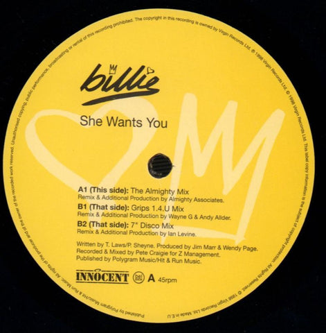 She Wants You-Innocent-12" Vinyl-VG/Ex