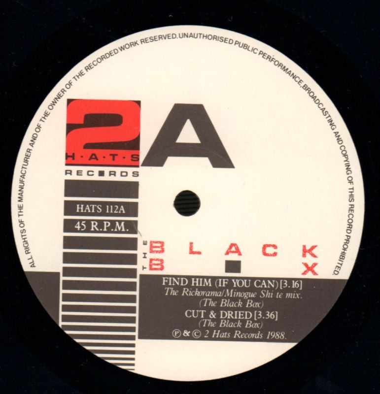 Find Him-2 Hats-12" Vinyl-Ex/Ex