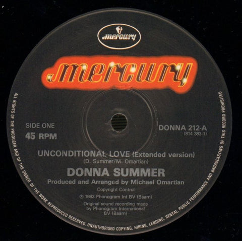 Unconditional Love-Mercury-12" Vinyl-VG/Ex