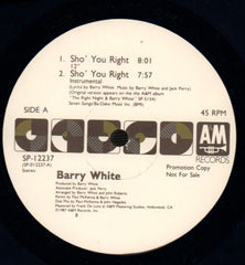 Sho You Right-A&M-12" Vinyl-VG/Ex