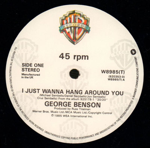 I Just Wanna Hang Around You-Warner-12" Vinyl-VG/VG+