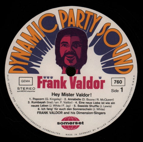 Hey Mister Valdor-Somerset-Vinyl LP-VG+/Ex