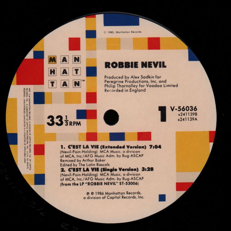 C'est La Vie-Manhattan-12" Vinyl-VG+/NM