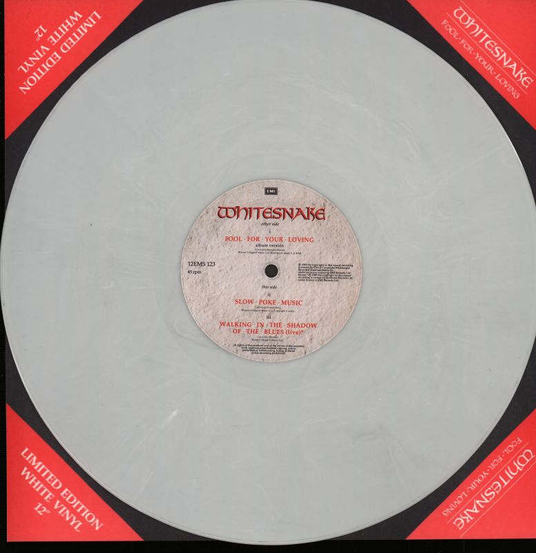 Fool For Your Loving-EMI-12" Vinyl