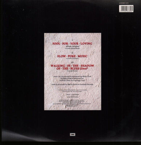 Fool For Your Loving-EMI-12" Vinyl-Ex/NM