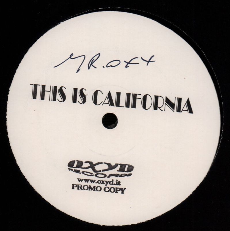 This Is California/ Everybody In Da House-Oyxd-12" Vinyl-VG/Ex