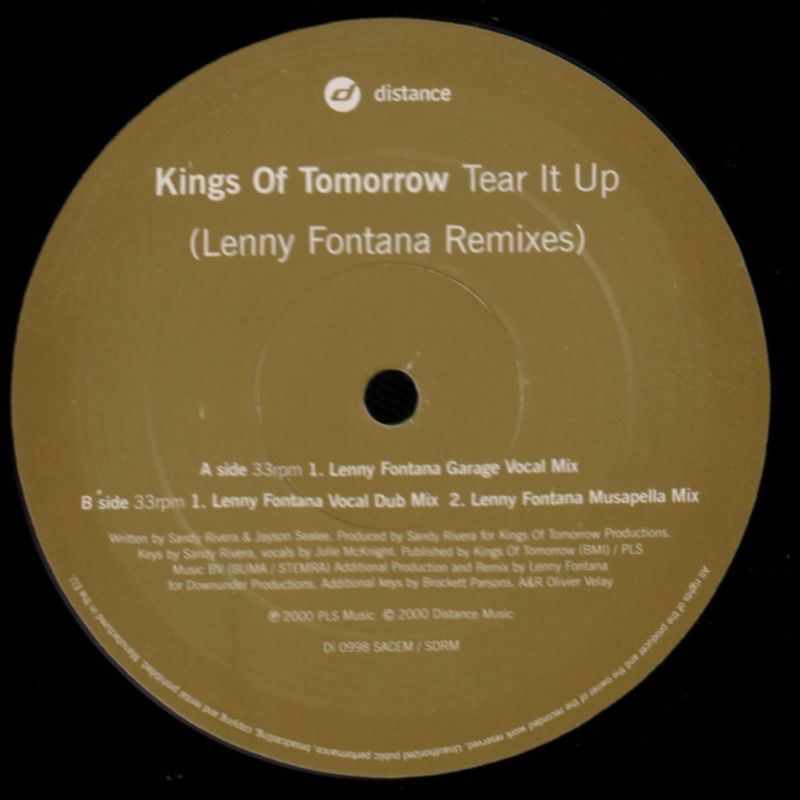 Tear It Up Part 2-Distance-12" Vinyl-Ex+/Ex