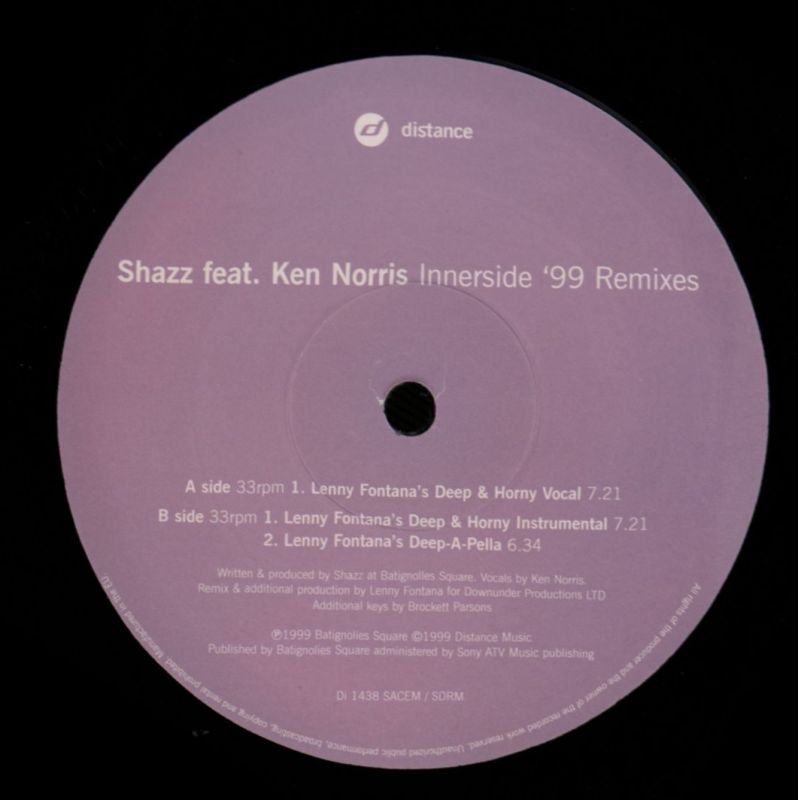 Innerside Part 2-Distance-12" Vinyl-NM/Ex