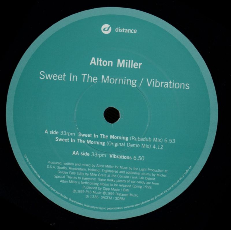 Sweet In The Morning-Distance-12" Vinyl-Ex/Ex