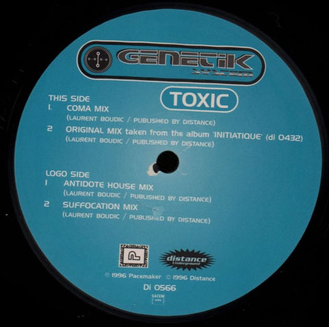 Toxic-Distance-12" Vinyl-Ex/NM
