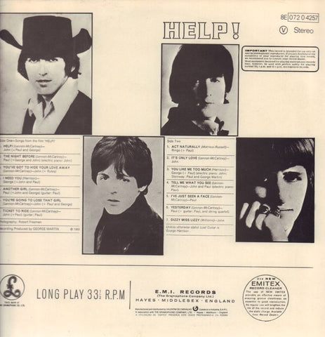 Help!-Parlophone-Vinyl LP-Ex-/Ex