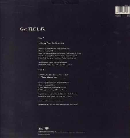 Got The Life-Epic-12" Vinyl-Ex-/NM
