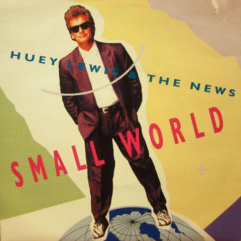Huey Lewis And The News-Small World-Chrysalis-7" Vinyl