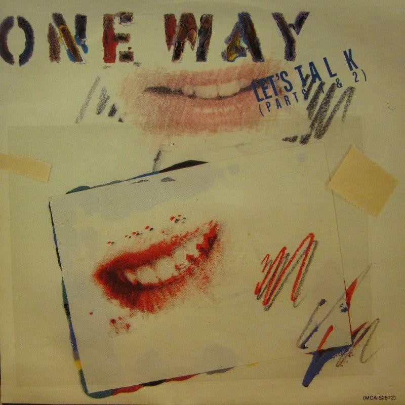 One Way-Lets Talk-MCA-7" Vinyl