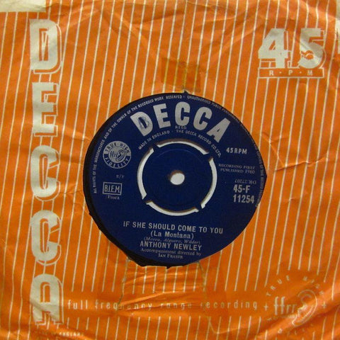 Anthony Newley-If She Should Come To You-Decca-7" Vinyl